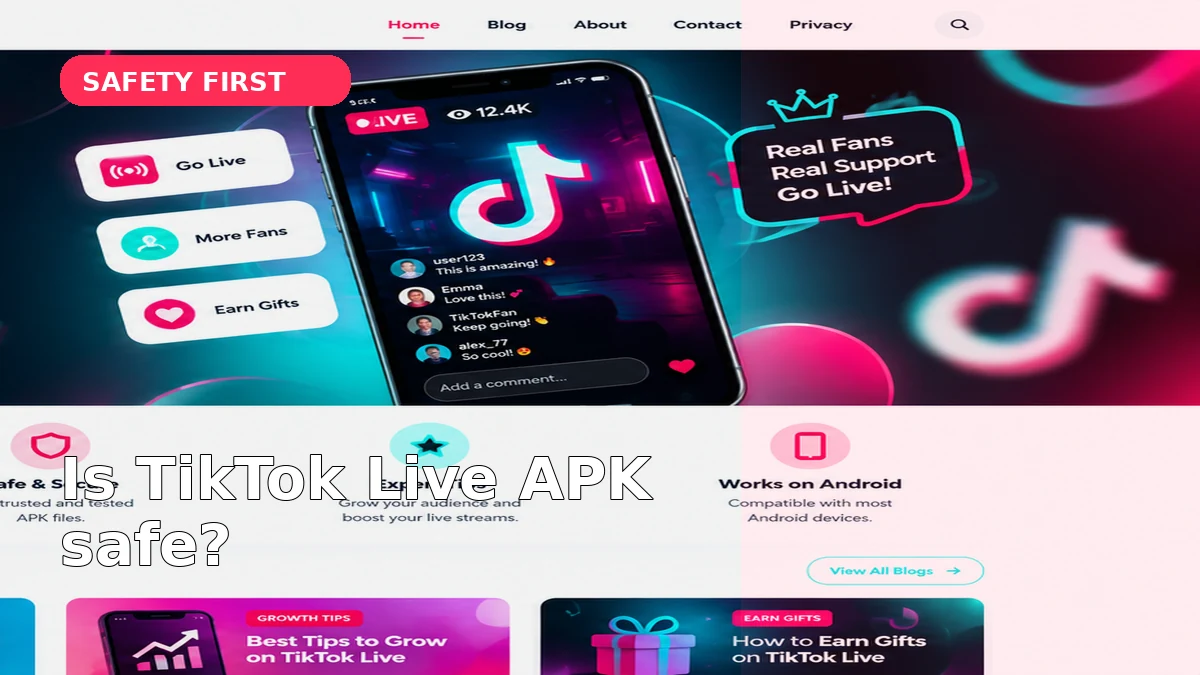 TikTok Live APK safety guide